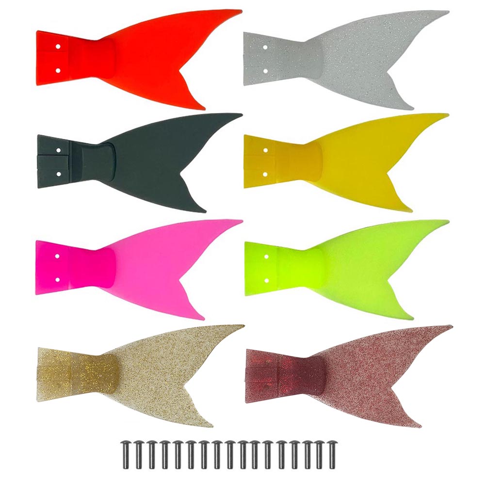 Fishing Lure Popper - 6 queues de rechange articulées de