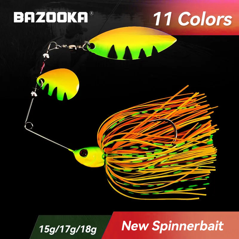 Fishing Lure Spoon - Bazooka 15g 18g Spinnerbait leurre de