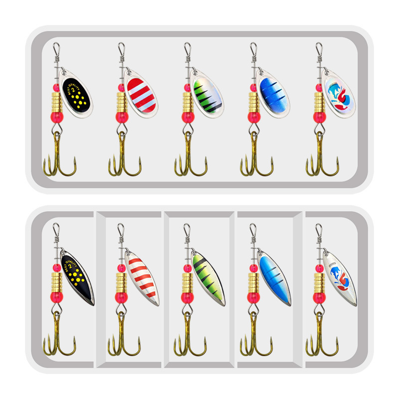 Fishing Lure Spoon - Leurre de pêche spinner avec cuillères