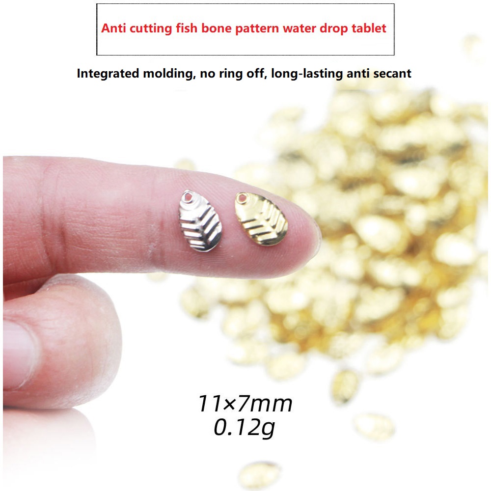 Fishing Lure Spoon - 50 pièces/lot bricolage pêche Spinner paillettes