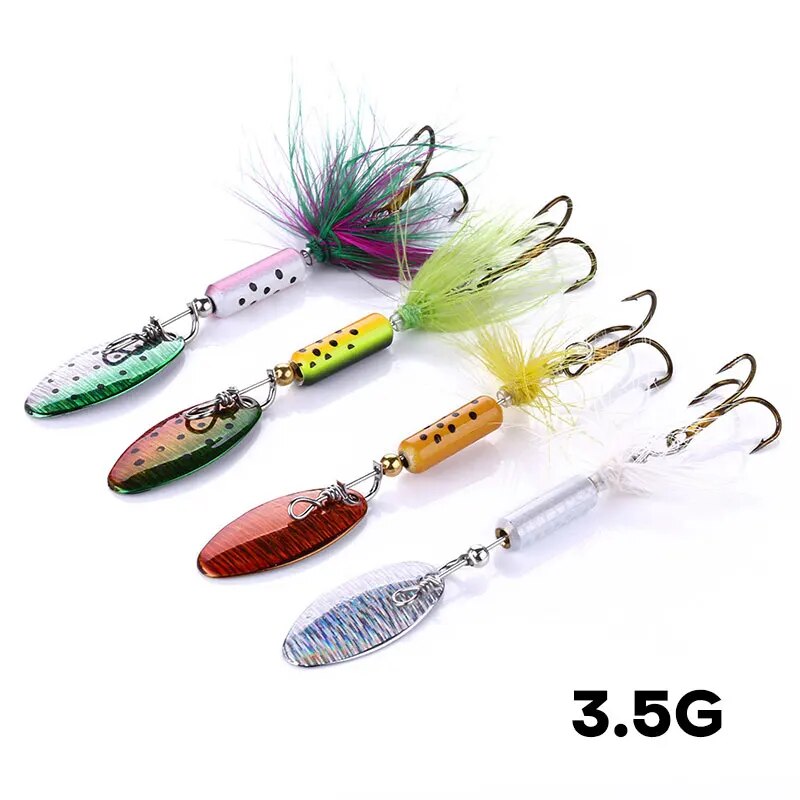 Fishing Lure Spoon - Leurres VIB en métal 1 pièces