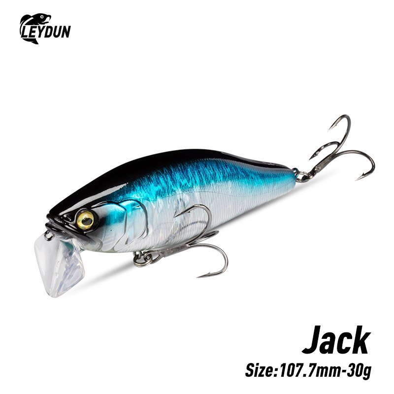 Fishing Lure Topwater - I-JACK Minnow leurres de pêche 107.7mm