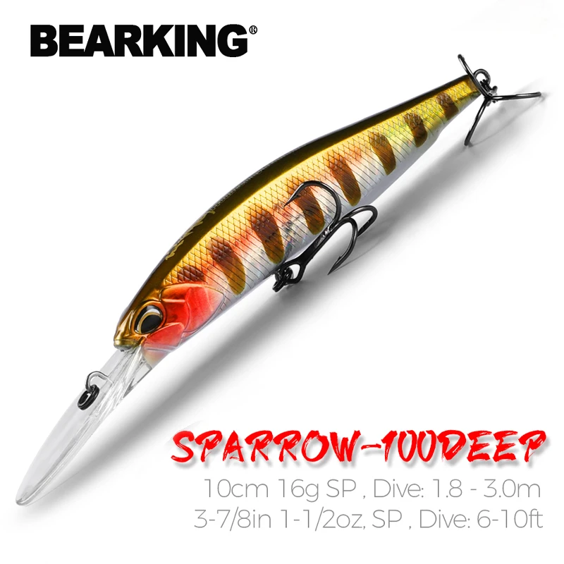 Fishing Lure Jerkbait - BEARKING 10 cm 16g Super aimant