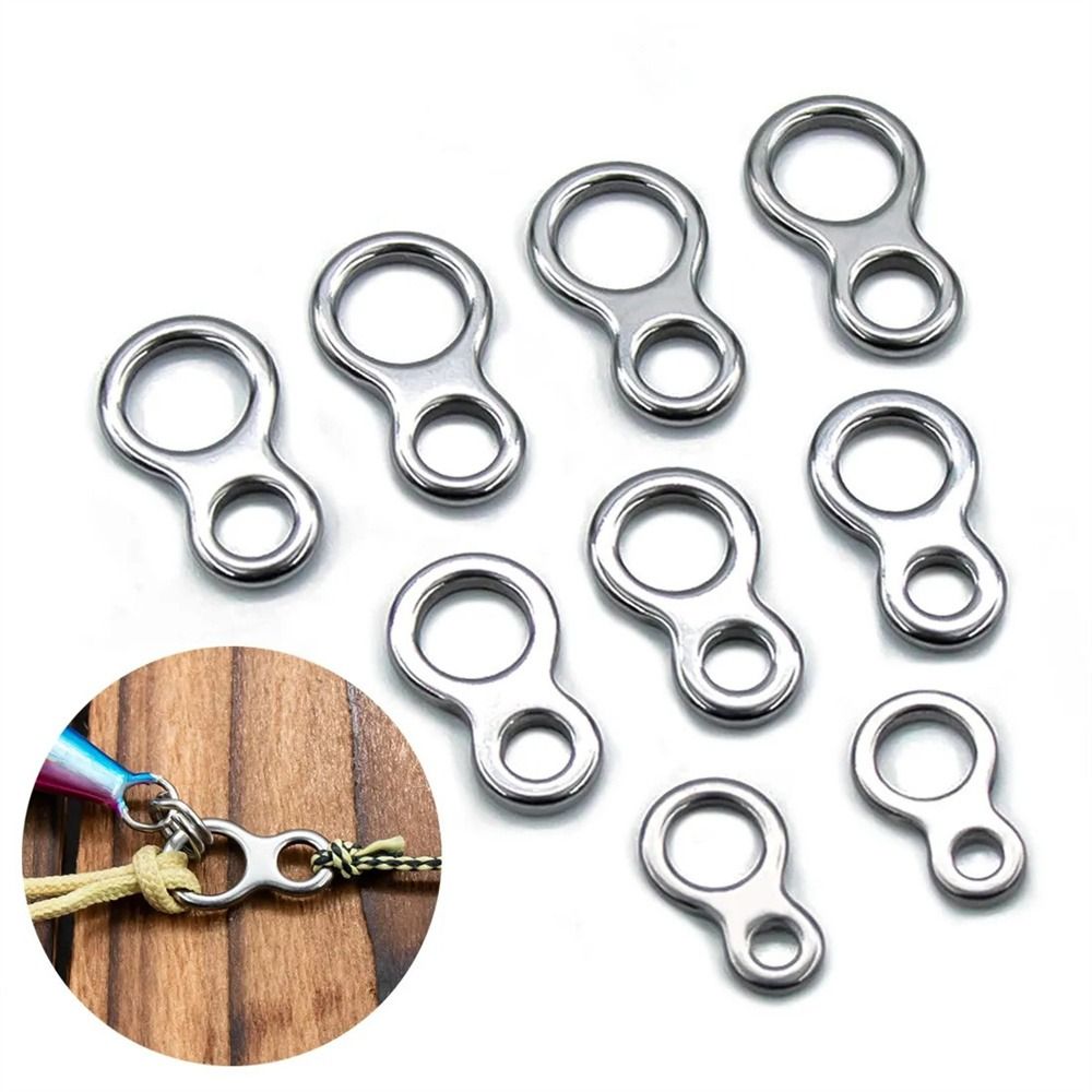 Fishing Lure Jig - Anneaux de pêche solides en acier