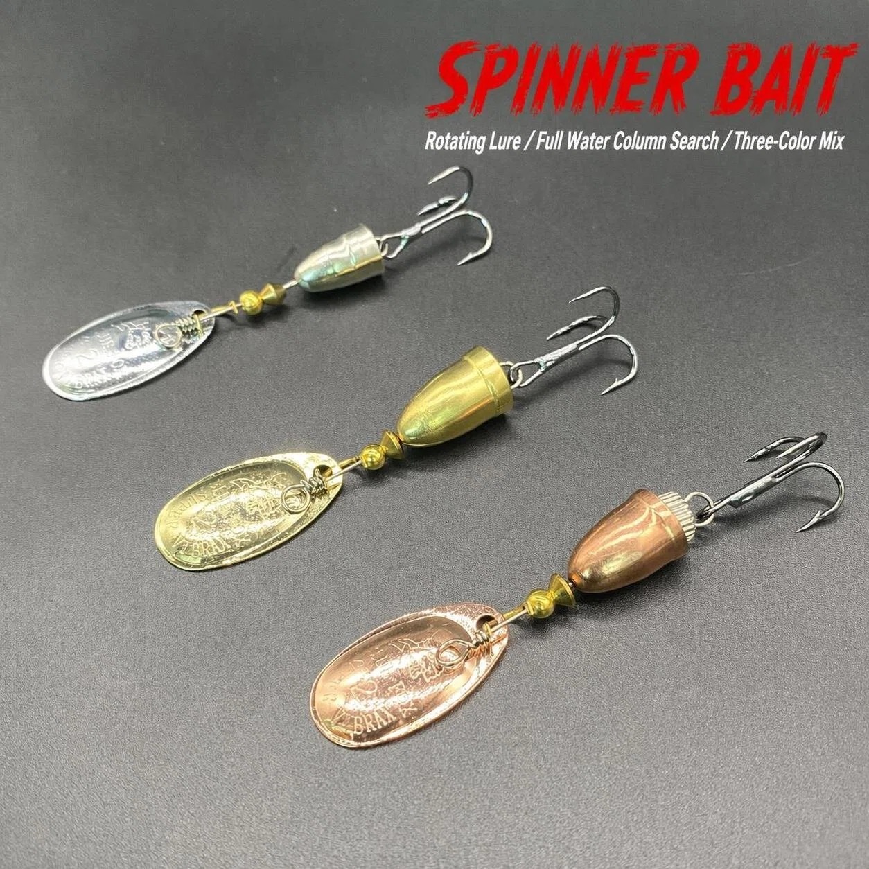 Fishing Lure Blade Bait - 1 pièce Leurre rotatif en métal
