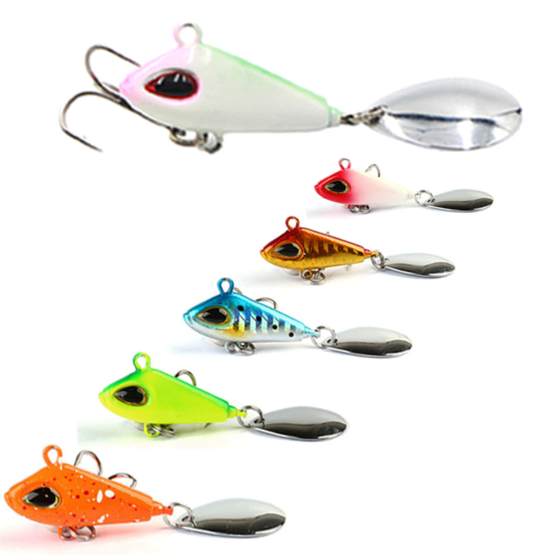 Fishing Lure Crankbait - Leurre VIB avec cuillère oscillante, appât