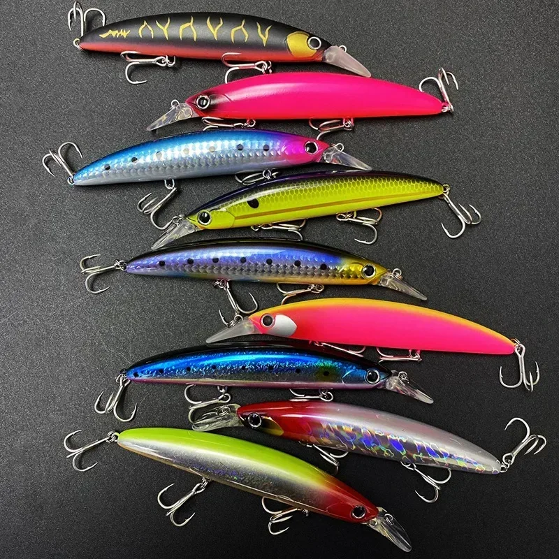 Fishing Lure Topwater - Leurres de pêche méné flottants 110MM