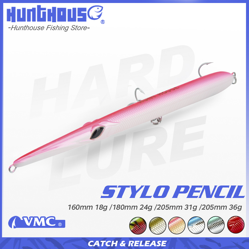 Fishing Lure Topwater - Hunthouse Stylo 160/180/205mm 18/24/31/36g Leurre de