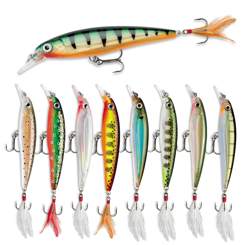 Fishing Lure Jerkbait - Leurres de pêche méné flottants 70mm