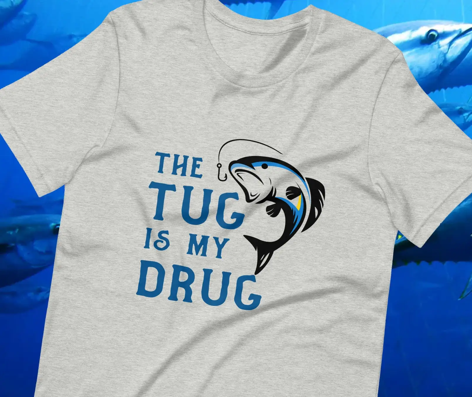 Fishing Lure Box - T-shirt 'Le Tug est ma drogue'