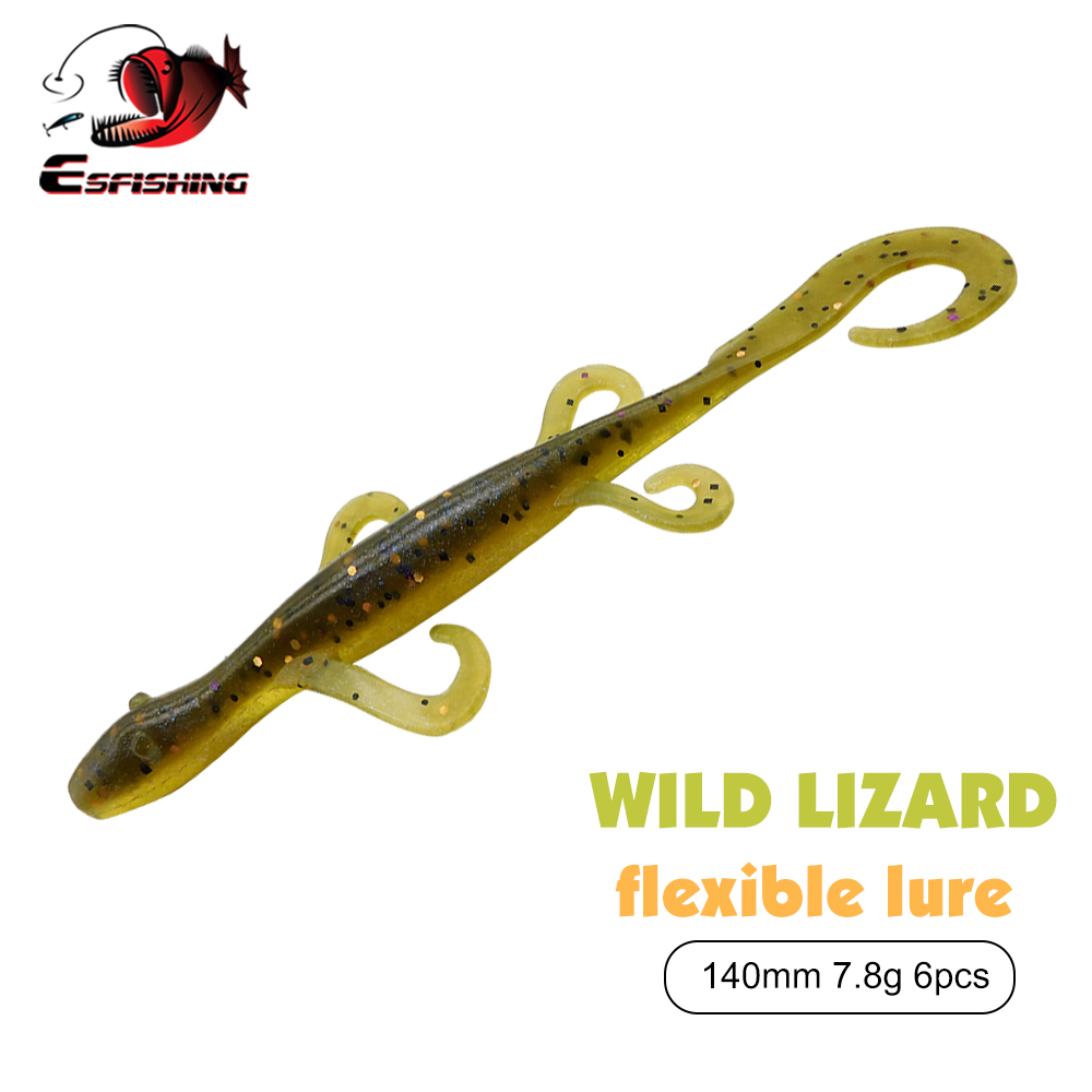 Fishing Lure Swimbait - ESFISHING Leurres de pêche Wild Lizard