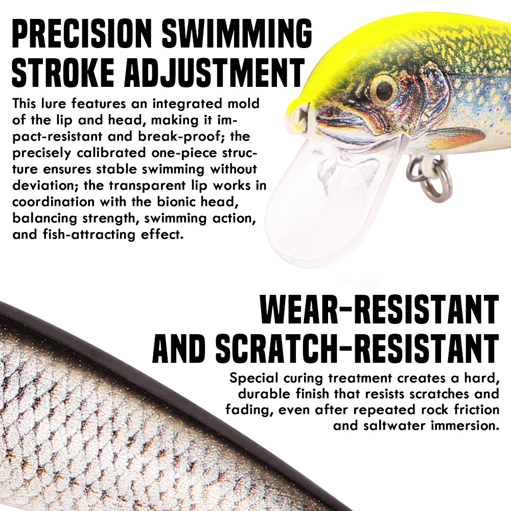 Leurres de pêche B&U, Minnow c - Fishing Lure Swimbait avis et prix