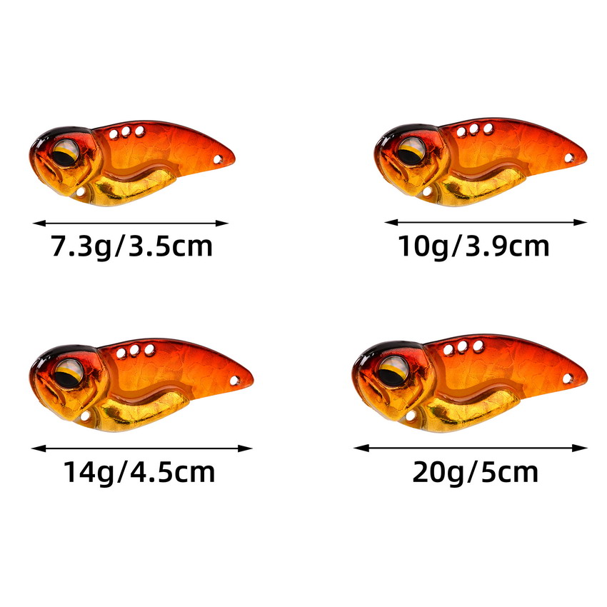 6 pièces métal VIB leurres de  - Fishing Lure Blade Bait avis et prix