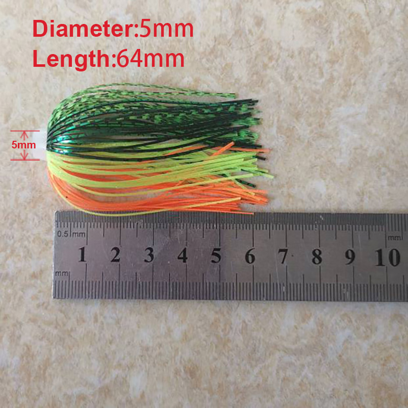 5 pcs/lot 88 brins 64mm jupes  - Fishing Lure Buzzbait avis et prix