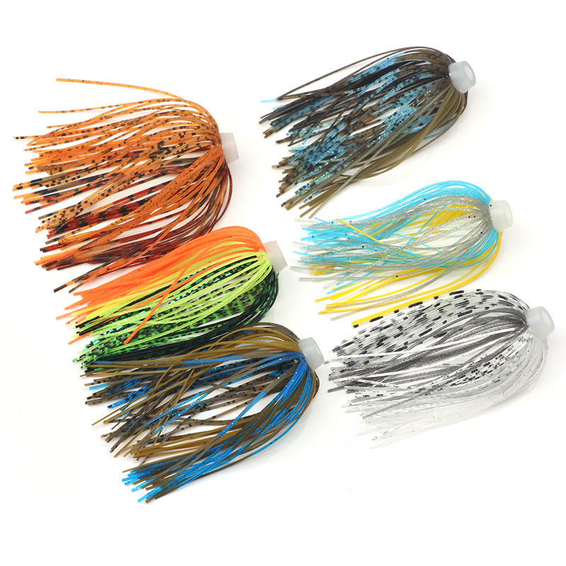 5 pcs/lot 88 brins 64mm jupes  - Fishing Lure Buzzbait avis et prix