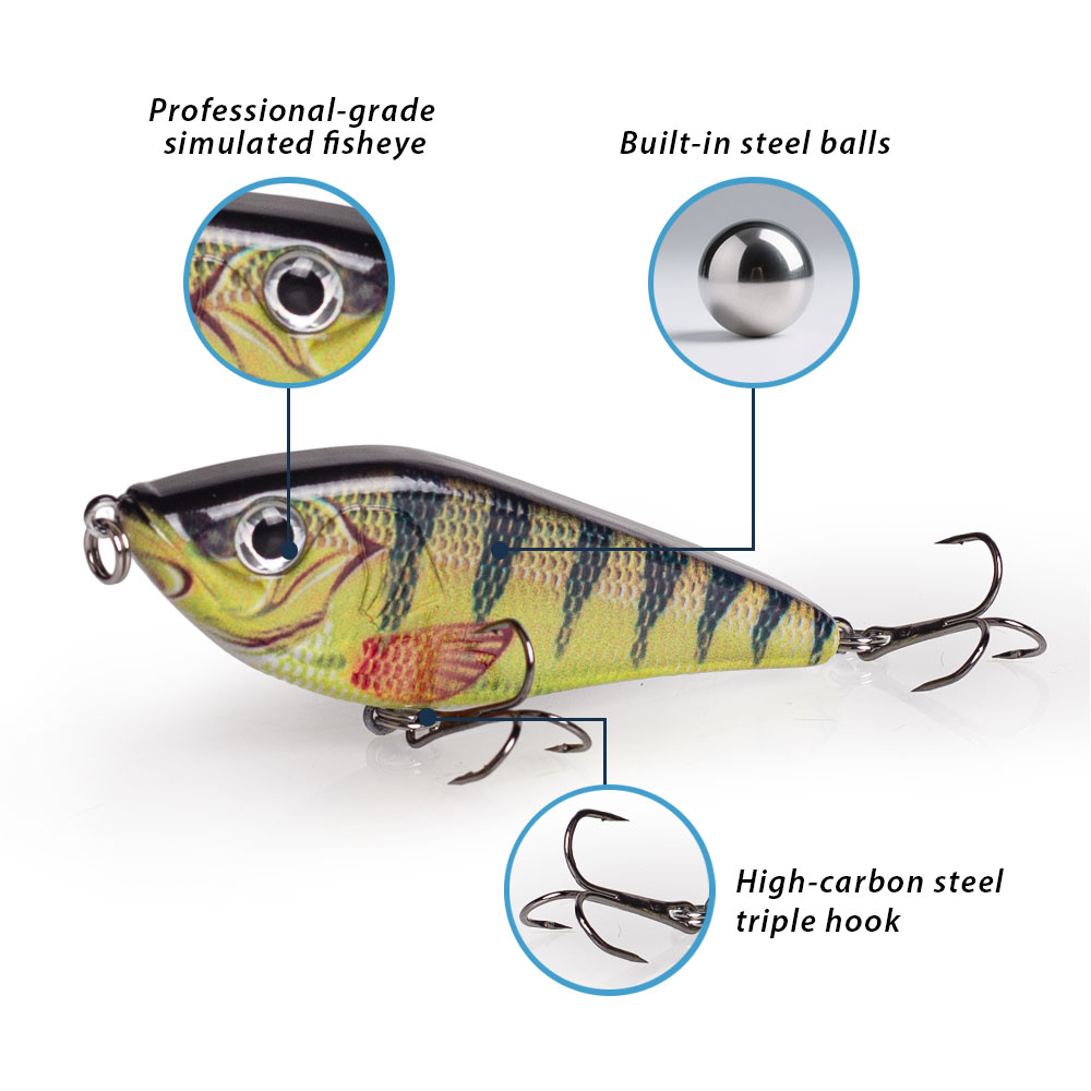 Leurre de pêche Jerkbait Musky - Fishing Lure Jerkbait avis et prix