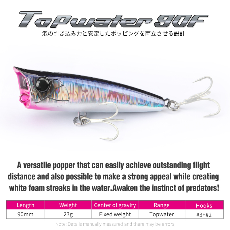 TSURINOYA – leurre rigide Popp - Fishing Lure Popper avis et prix