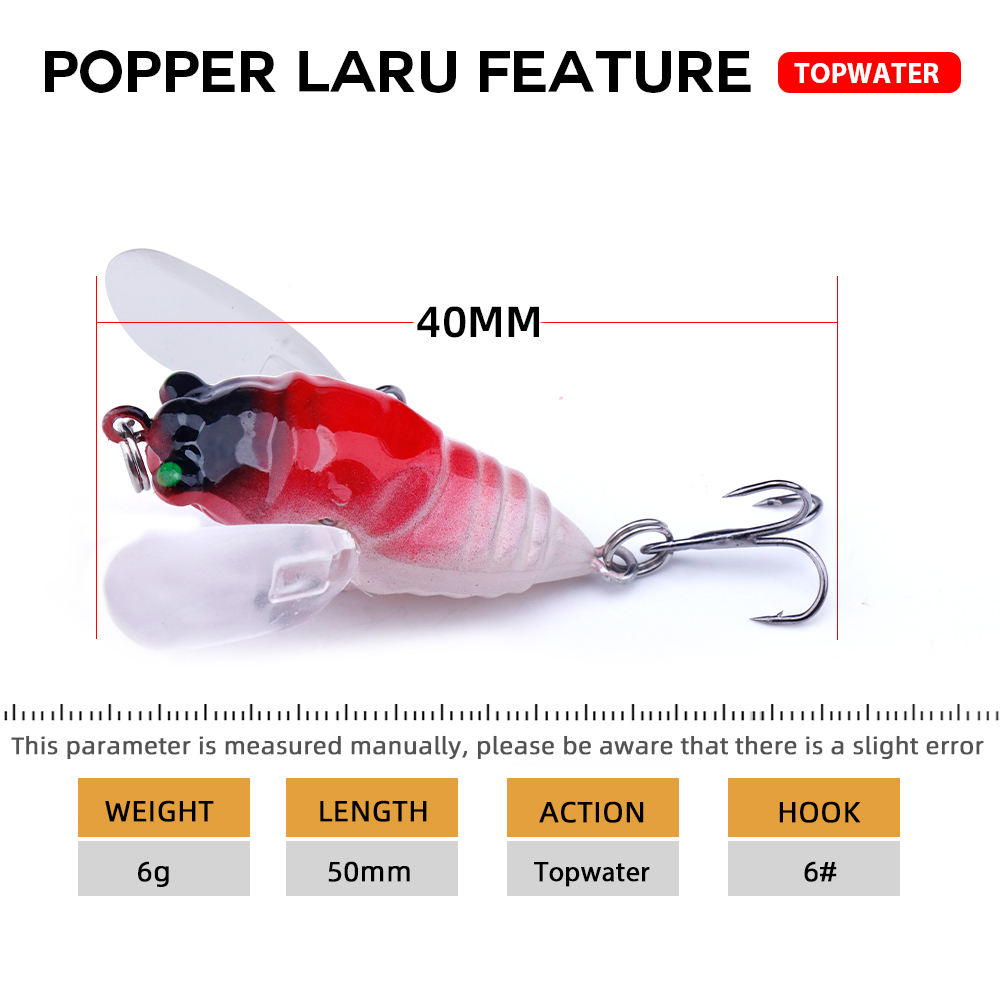 Agoie-Leurre Popper avec Ailes - Fishing Lure Topwater avis et prix