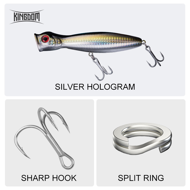 Kingdom flottant Popper leurre - Fishing Lure Popper avis et prix