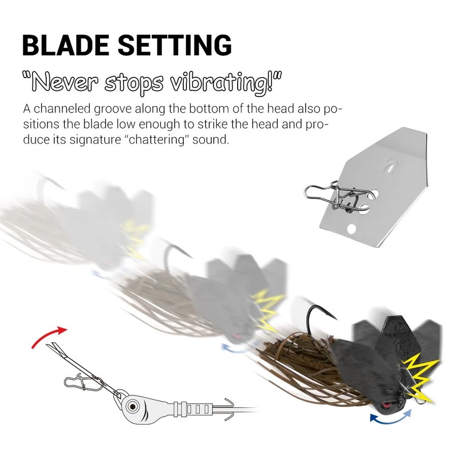 Noeby Chatterbait Bladed Jig 1 - Fishing Lure Blade Bait avis et prix