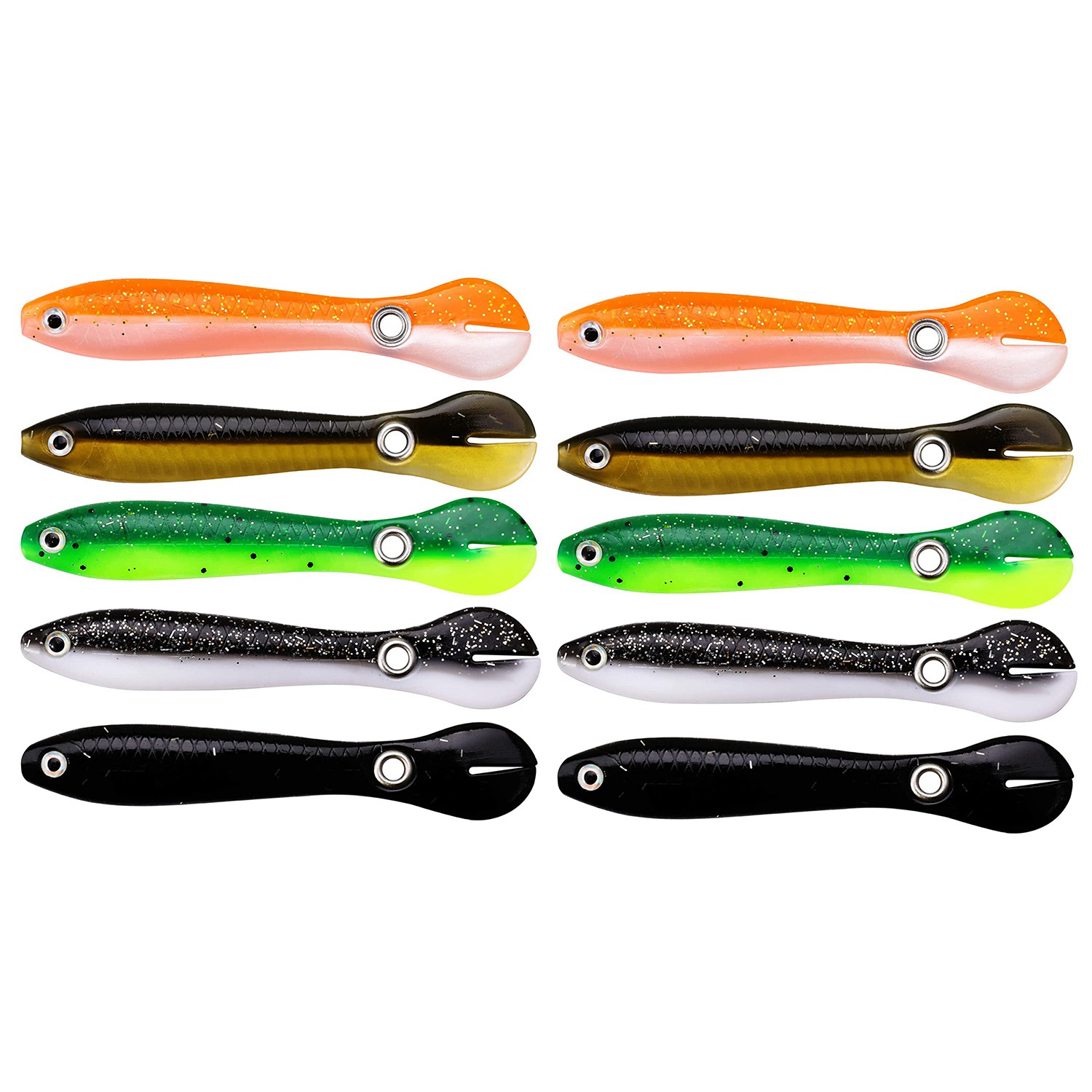 10 pièces leurre de pêche soup - Fishing Lure Soft Plastic avis et prix