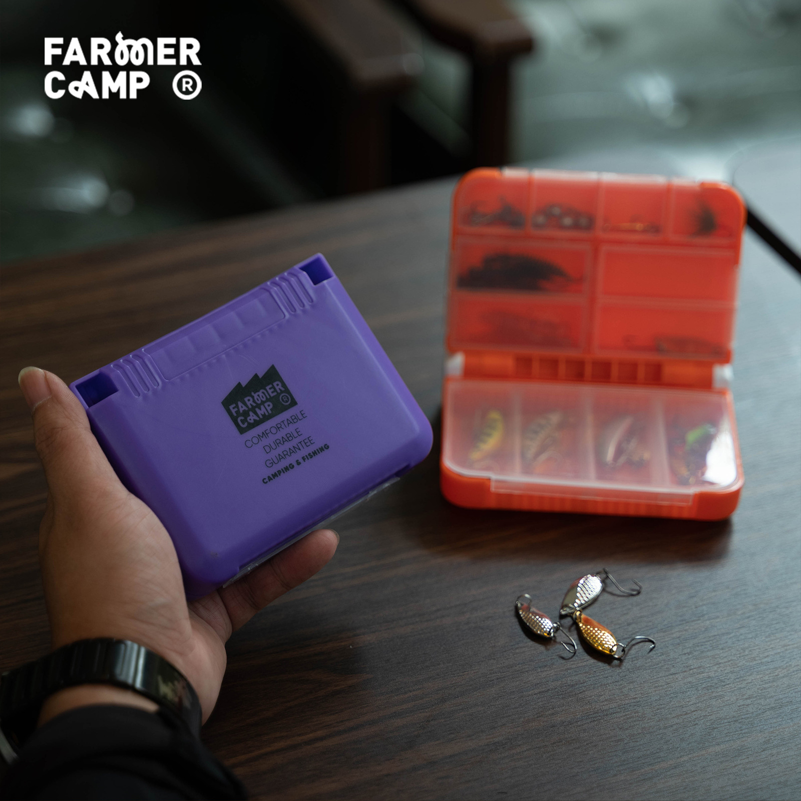 Boîte à leurres de pêche porta - Fishing Lure Spoon avis et prix