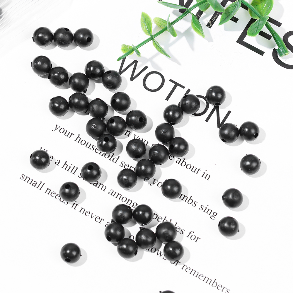 Perles noires rondes souples e - Fishing Lure Soft Plastic avis et prix
