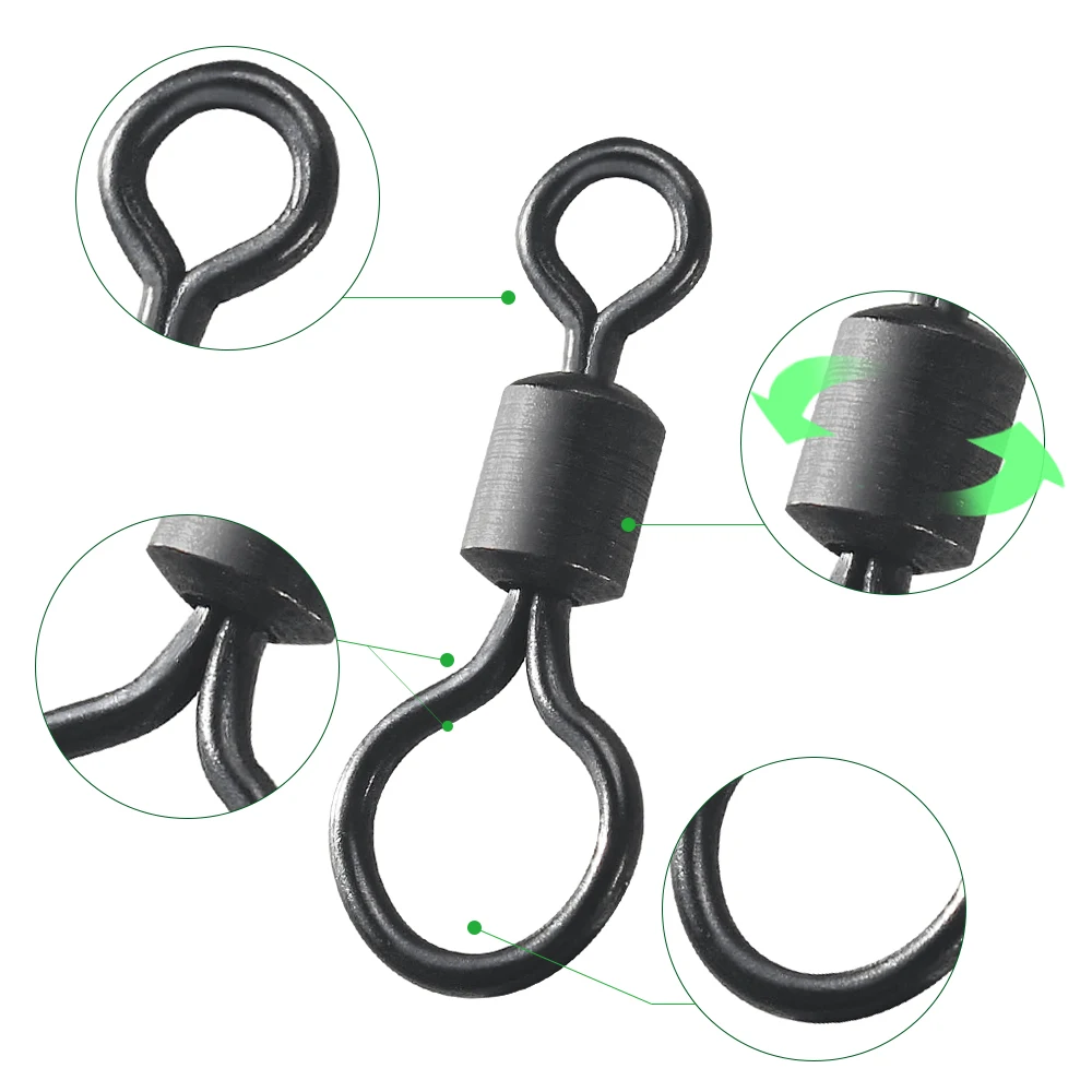 100 pièces Émerillons de pêche - Fishing Lure Accessories avis et prix