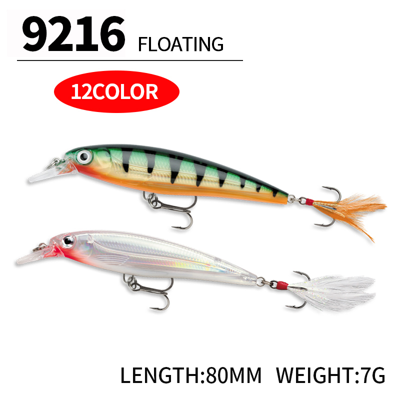 Leurres de pêche méné flottant - Fishing Lure Jerkbait avis et prix