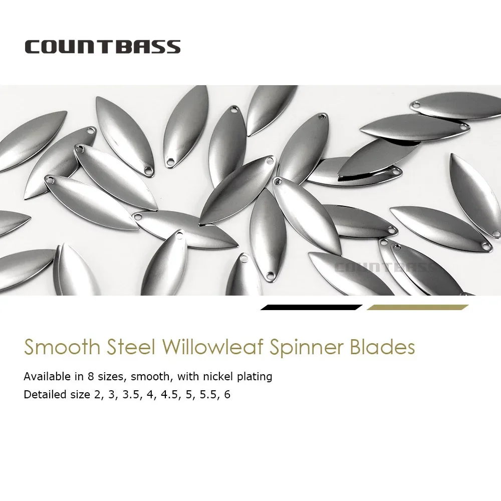 Countbass 50pcs taille 1-6 lam - Fishing Lure Blade Bait avis et prix
