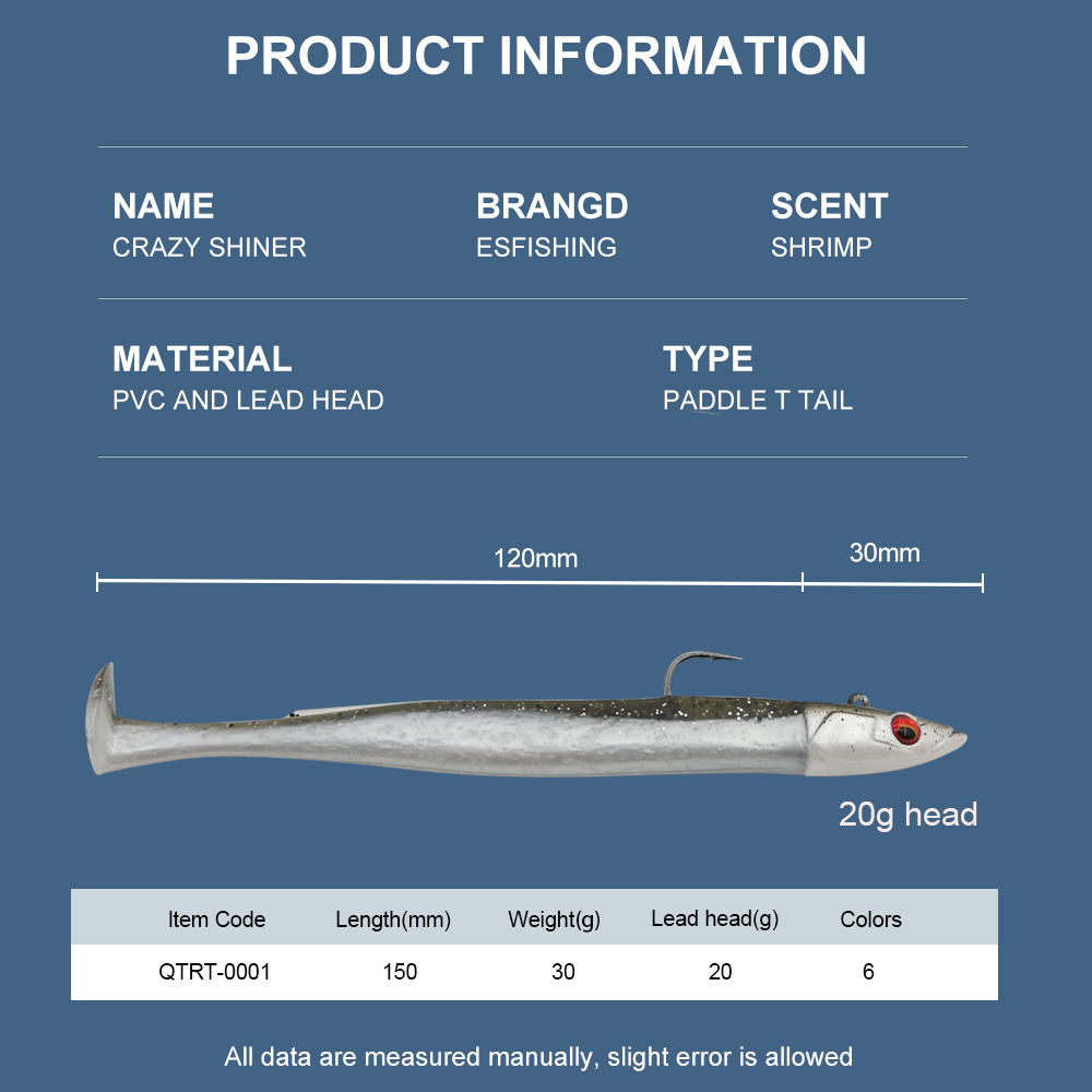 ESFISHING Leurre Souple Crazy  - Fishing Lure Soft Plastic avis et prix