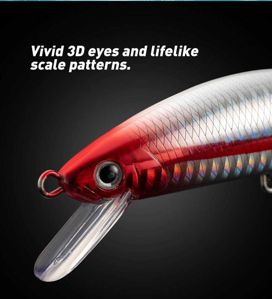Leurre méné rigide coulant ave - Fishing Lure Jerkbait avis et prix