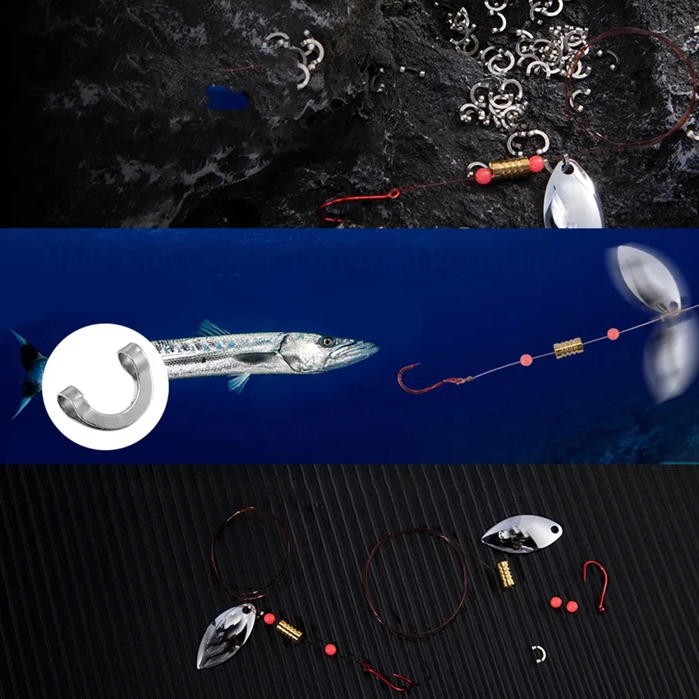 Clips d'appâts en acier inoxyd - Fishing Lure Spinner avis et prix