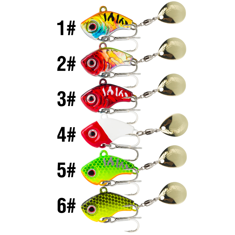 Lot de 6 leurres de pêche rota - Fishing Lure Spinnerbait avis et prix