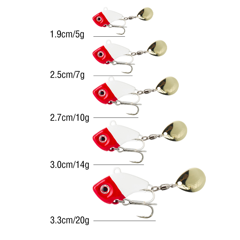 Lot de 6 leurres de pêche rota - Fishing Lure Spinnerbait avis et prix